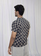 Flock Print Cotton Tee