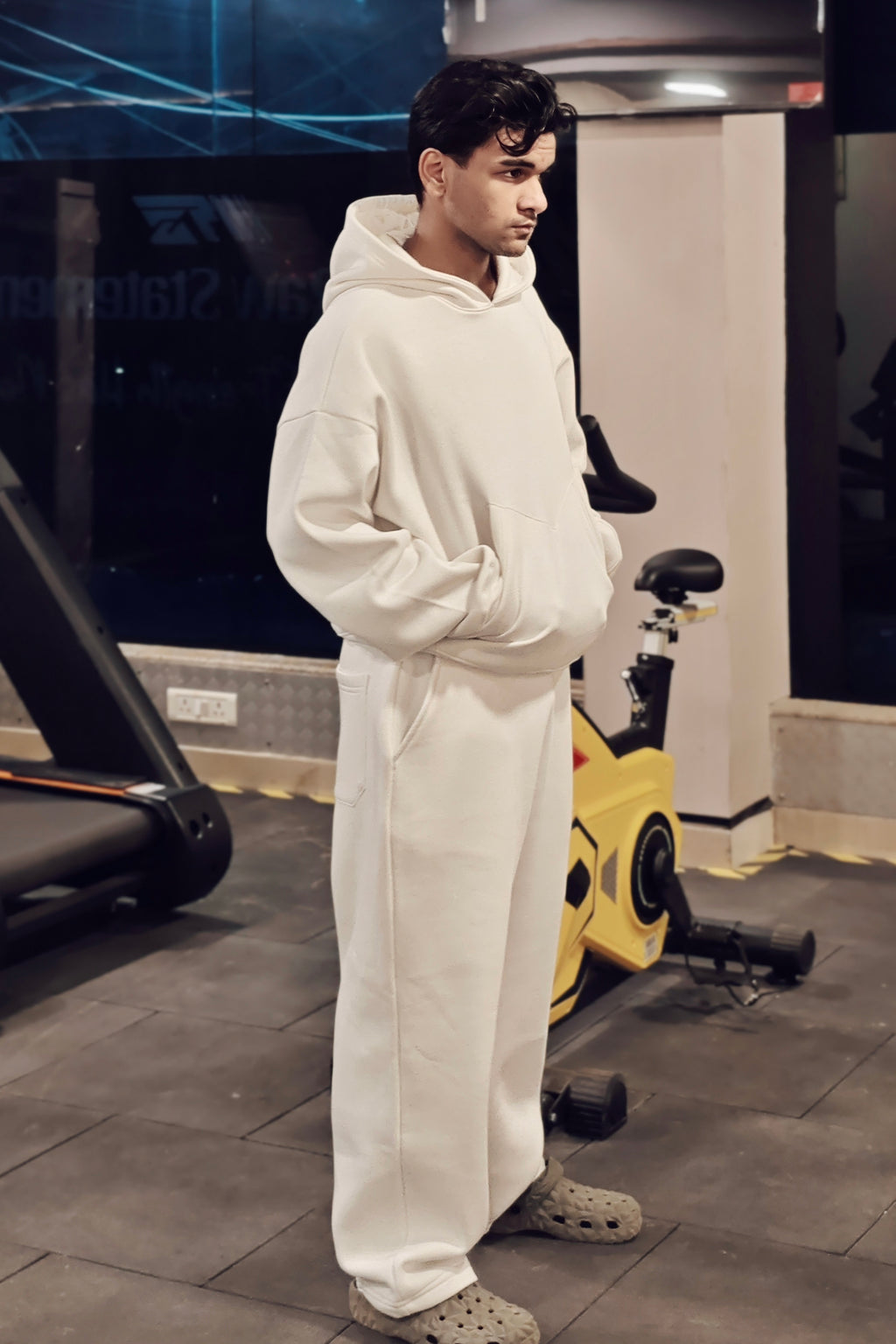 ZIG UNISEX HOODIE WHITE