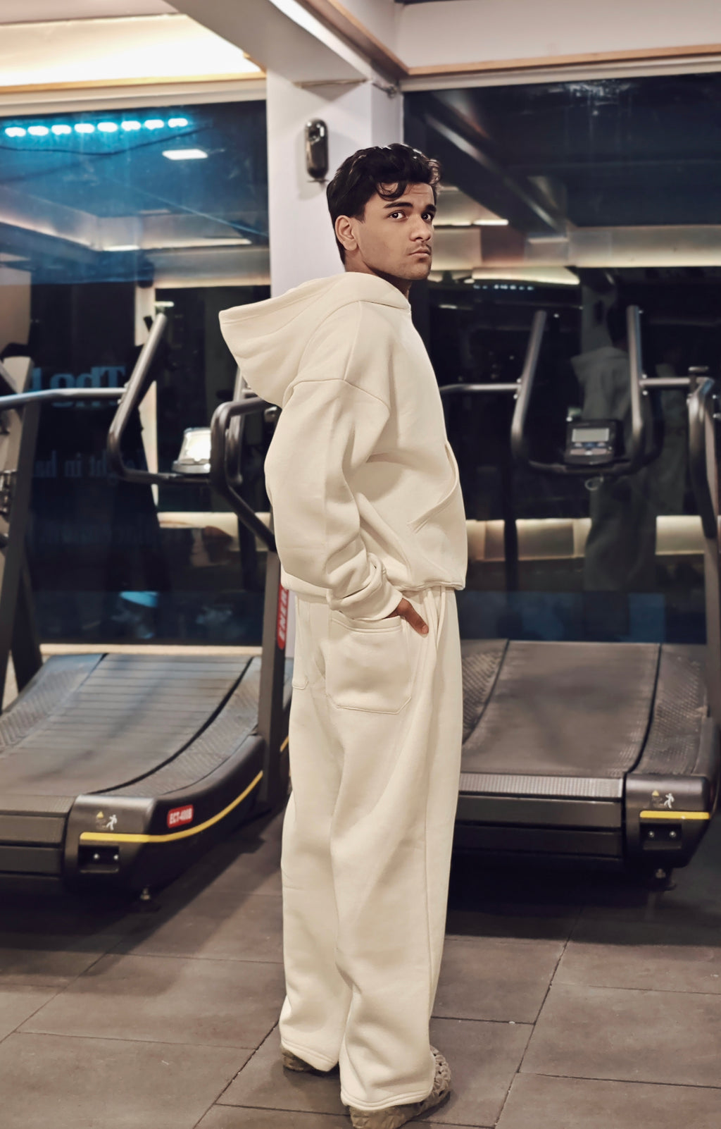 ZIG UNISEX HOODIE WHITE