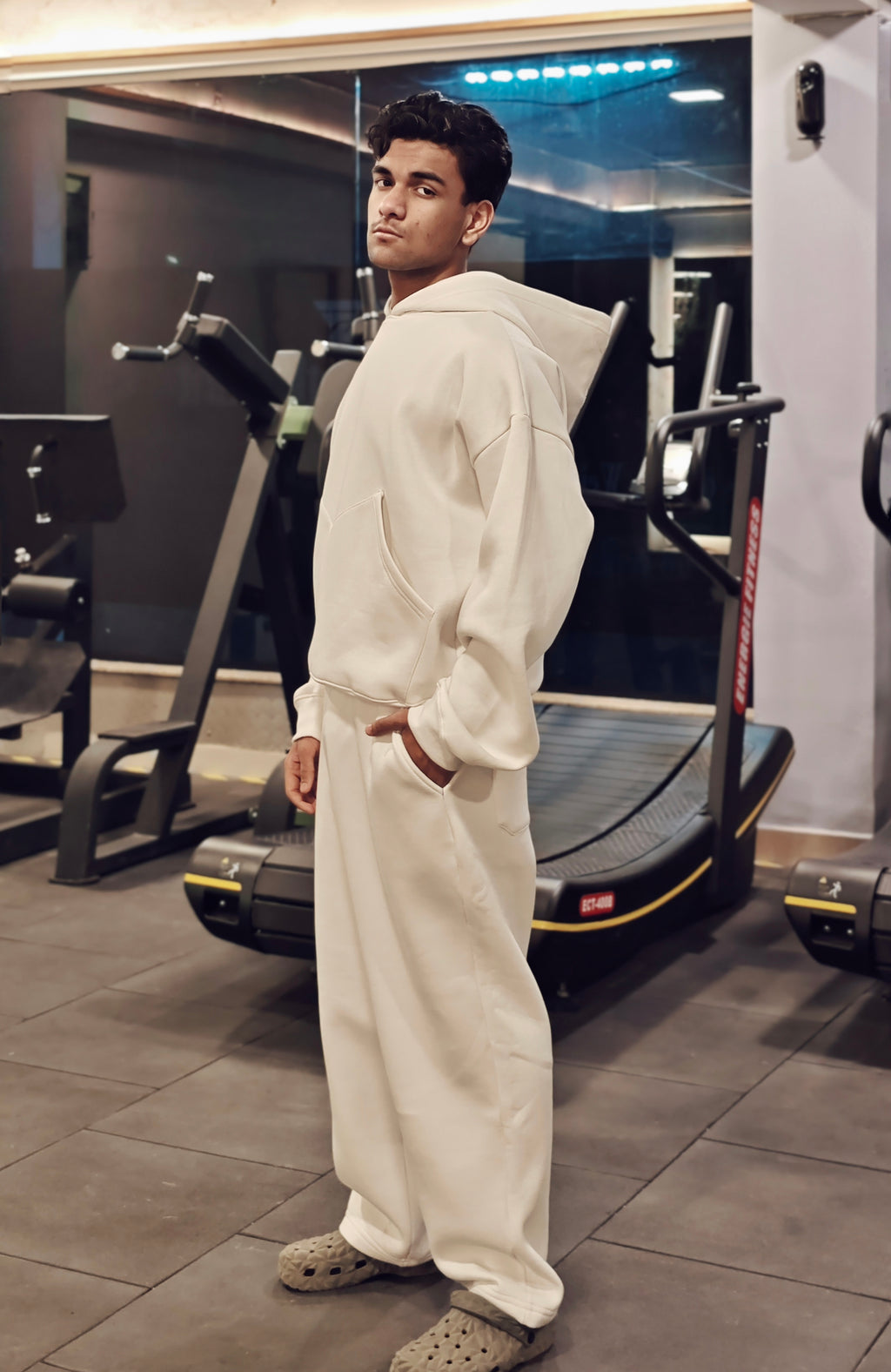 ZIG UNISEX HOODIE WHITE