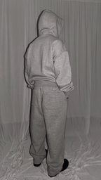 Unisex Hoodie Vertical Pocket