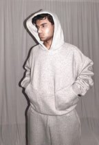 Unisex Hoodie Vertical Pocket