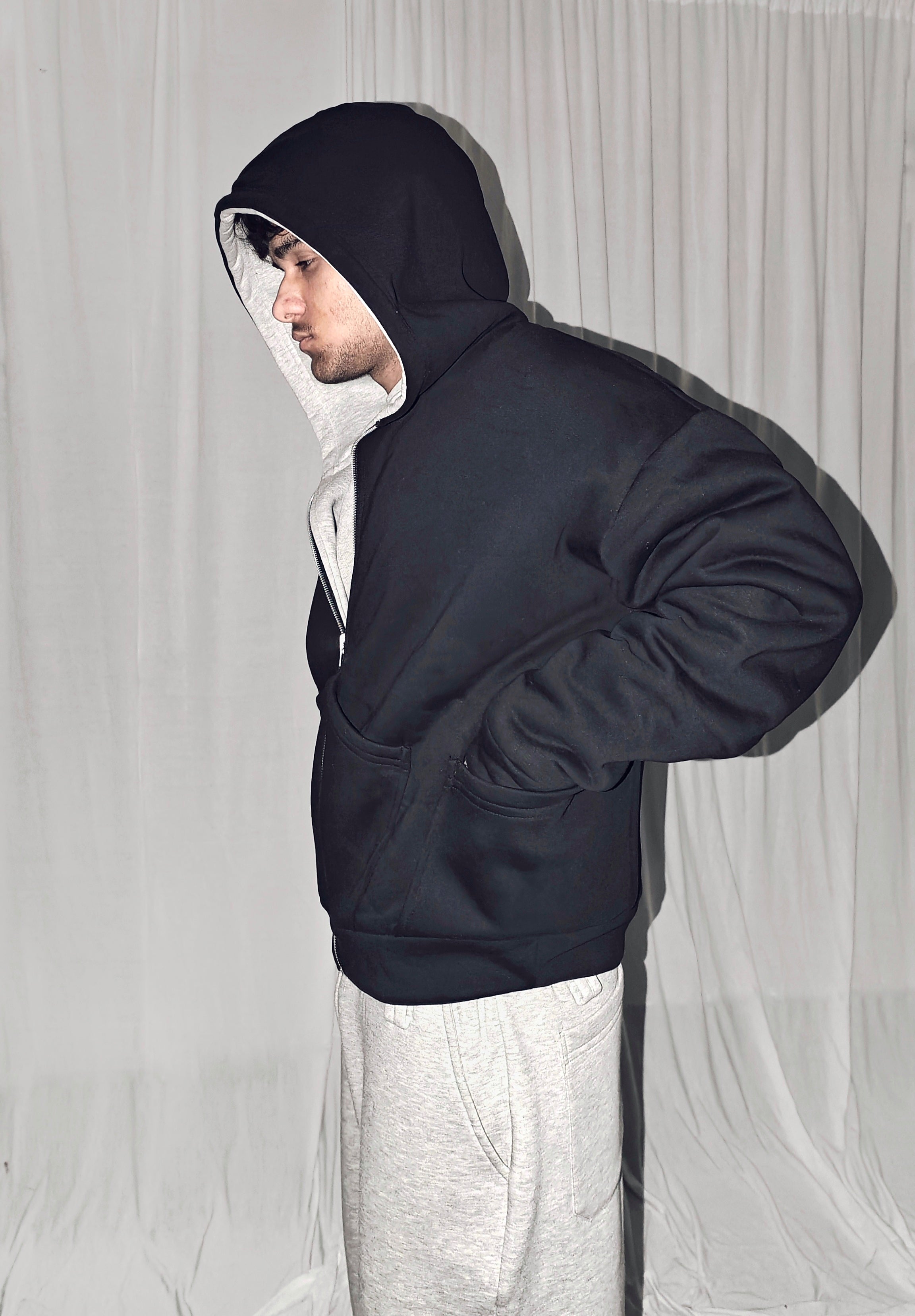 REVERSABLE HOODIE JACKET