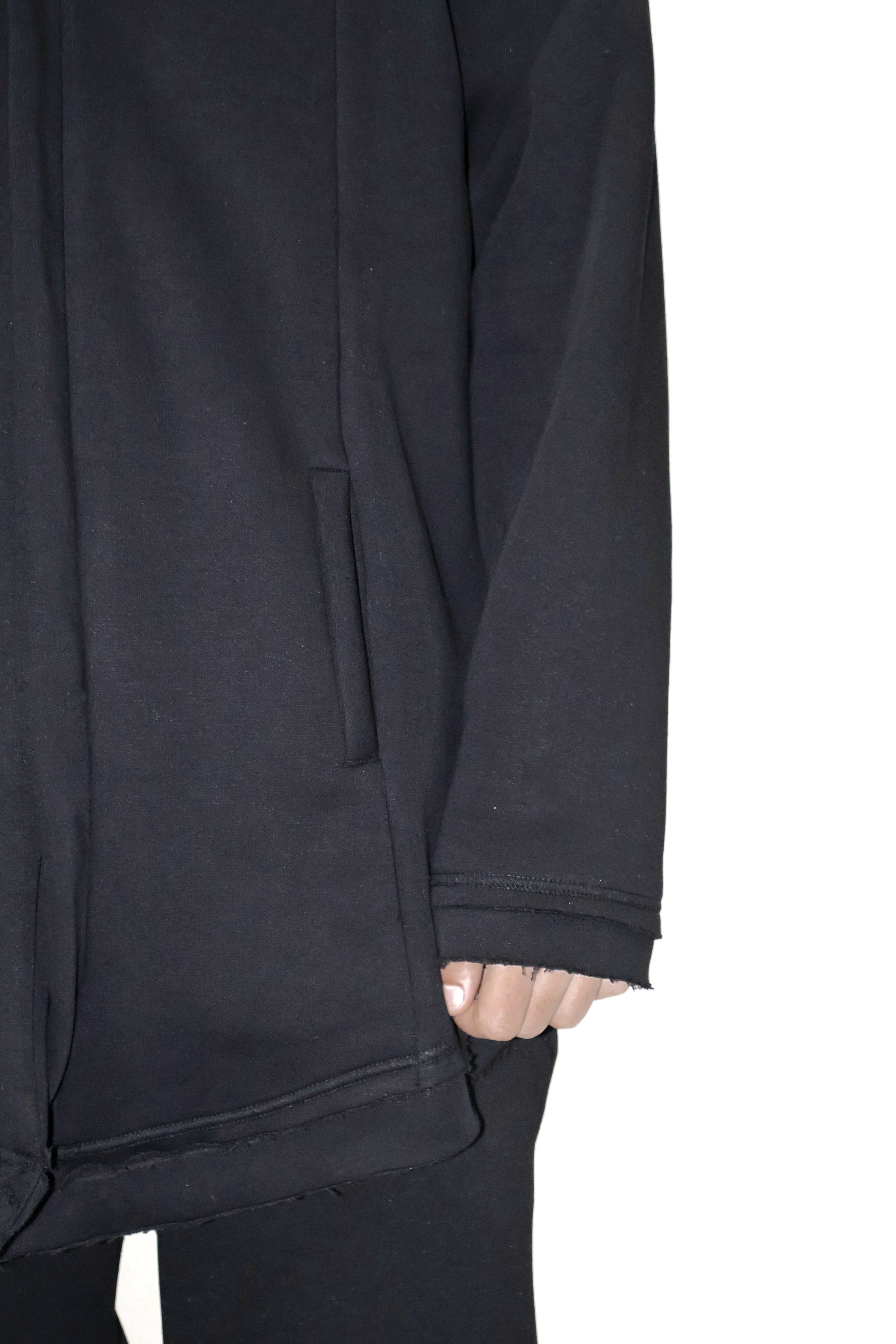 MID LONG UNISEX HOODIE JACKET