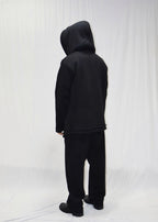 MID LONG UNISEX HOODIE JACKET