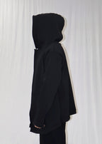 MID LONG UNISEX HOODIE JACKET