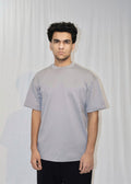 Mid Drop Shoulder Grey T-shirt