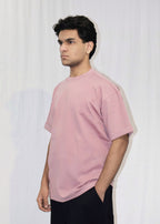 Mid Drop Shoulder Pink T-shirt