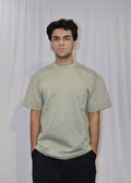 Mid Drop Shoulder Sage Green T-shirt