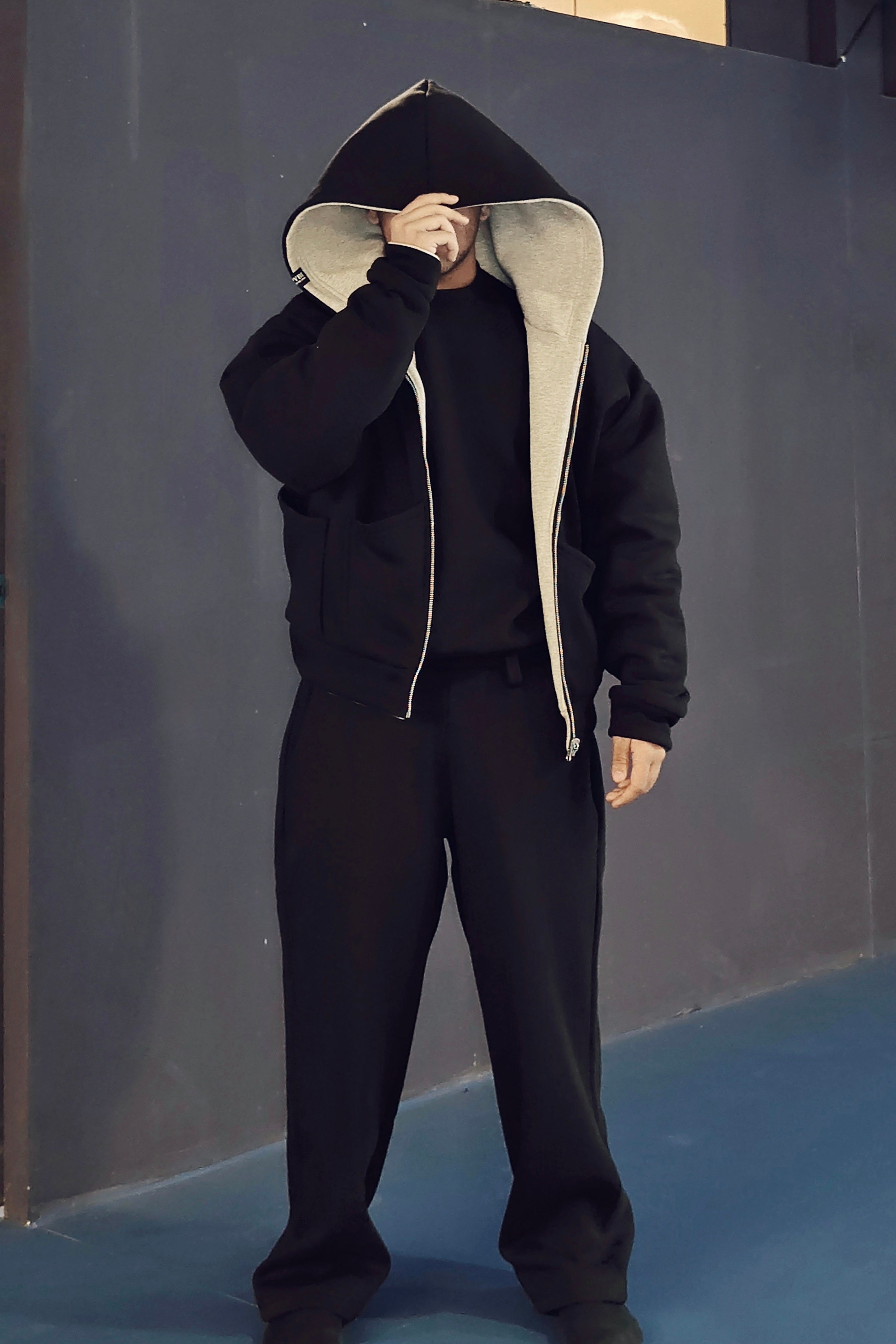 REVERSABLE HOODIE JACKET